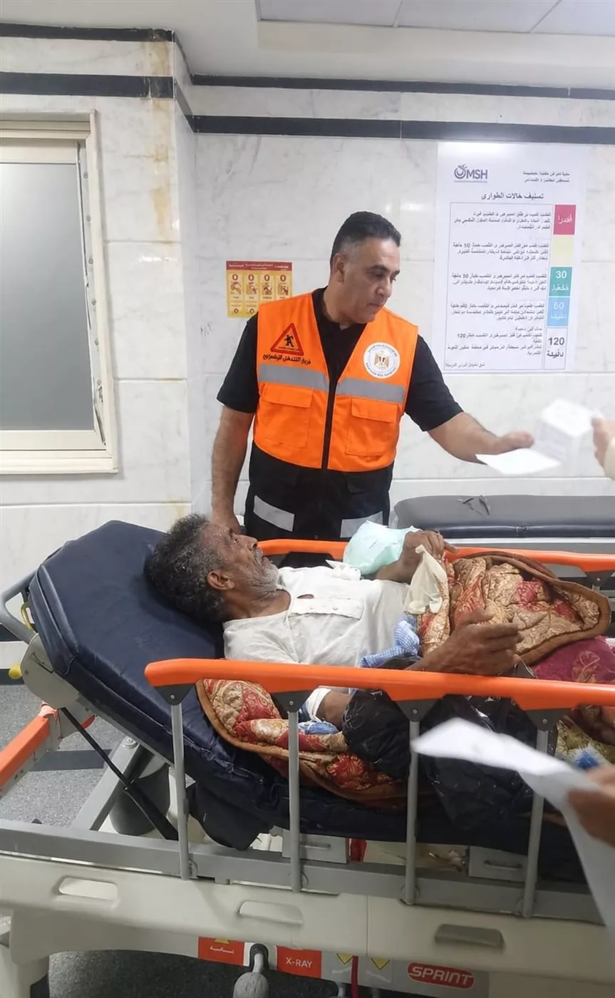  التضامن تنقذ مسنًا من المرض ب<a href=