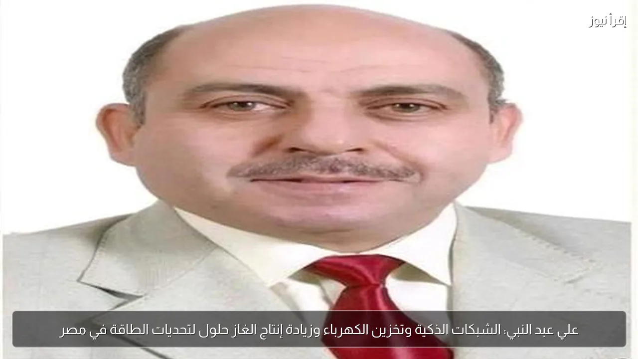 علي عبد النبي: الشبكات الذكية وتخزين الكهرباء وزيادة إنتاج الغاز حلول لتحديات الطاقة في مصر