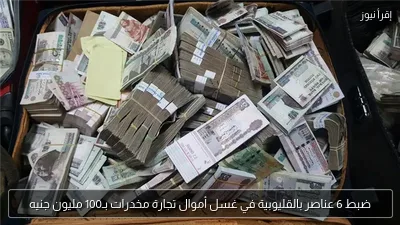 ضبط 6 عناصر بالقليوبية في غسل أموال تجارة مخدرات بـ100 مليون جنيه