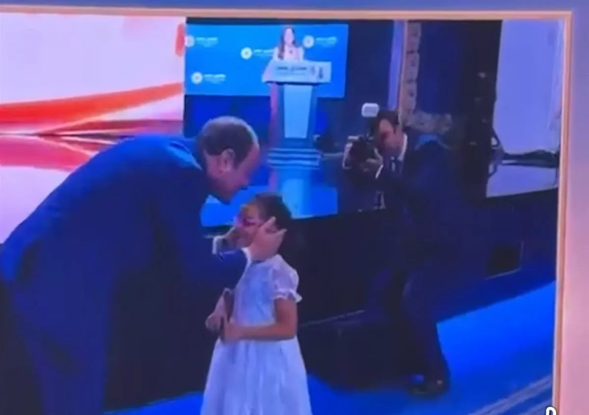 الصغيرة تاليا والرئيس عبد الفتاح السيسي 