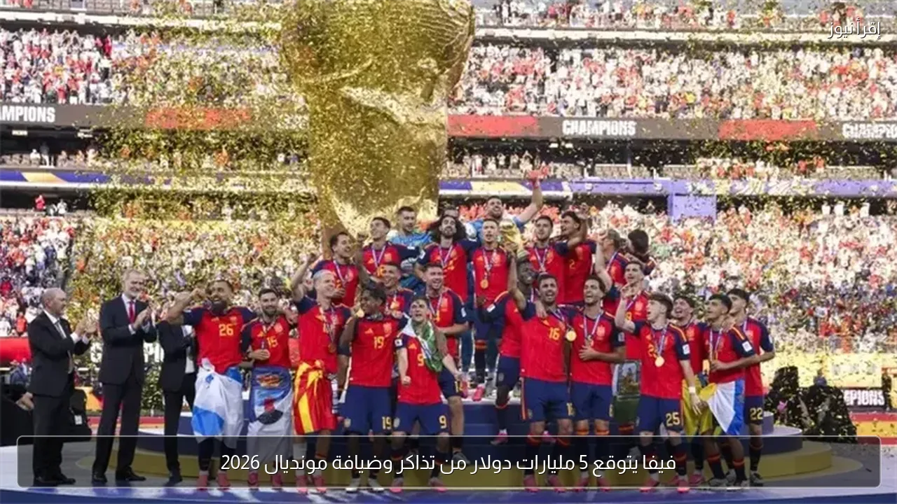 فيفا يتوقع 5 مليارات دولار من تذاكر وضيافة مونديال 2026