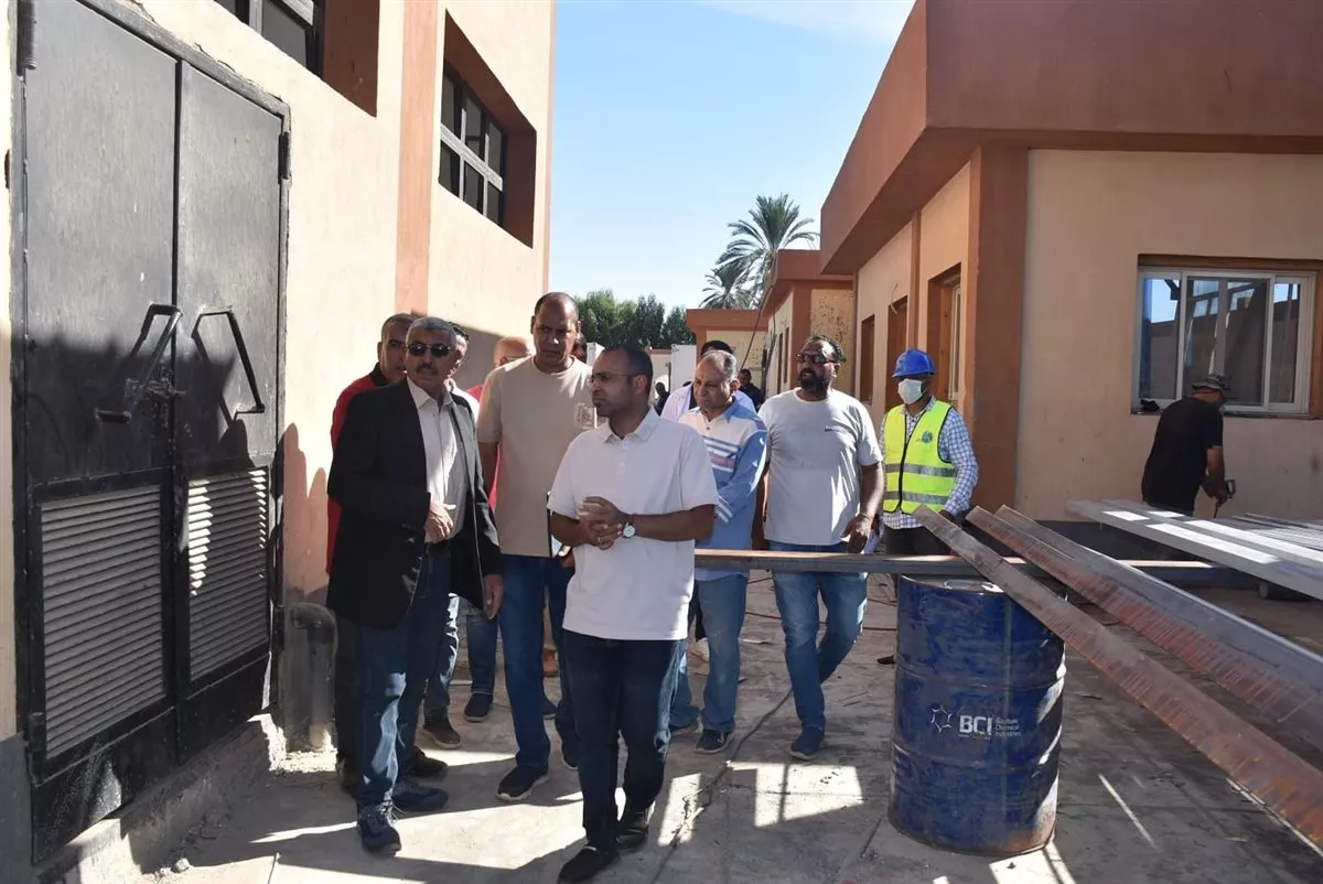 رئيس مياه الأقصر يتفقد محطة الطود المدمجة ويتابع إنشاء محطة جديدة