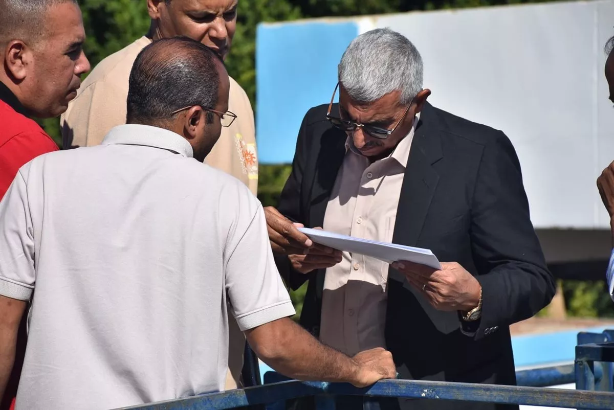 رئيس مياه الأقصر يتفقد محطة الطود المدمجة ويتابع إنشاء محطة جديدة