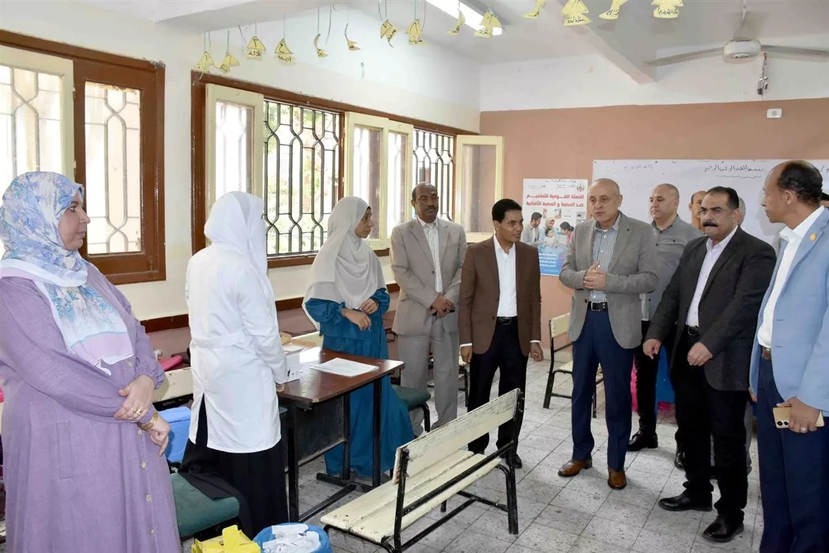 اطلاق الحملة القومية للتطعيم بالأقصر