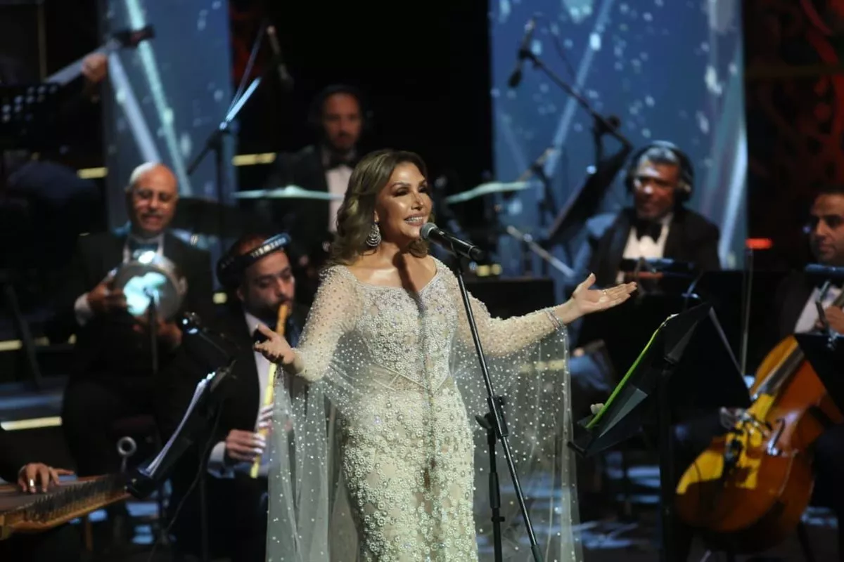 حفل نادية مصطفى في مهرجان الموسيقى العربية