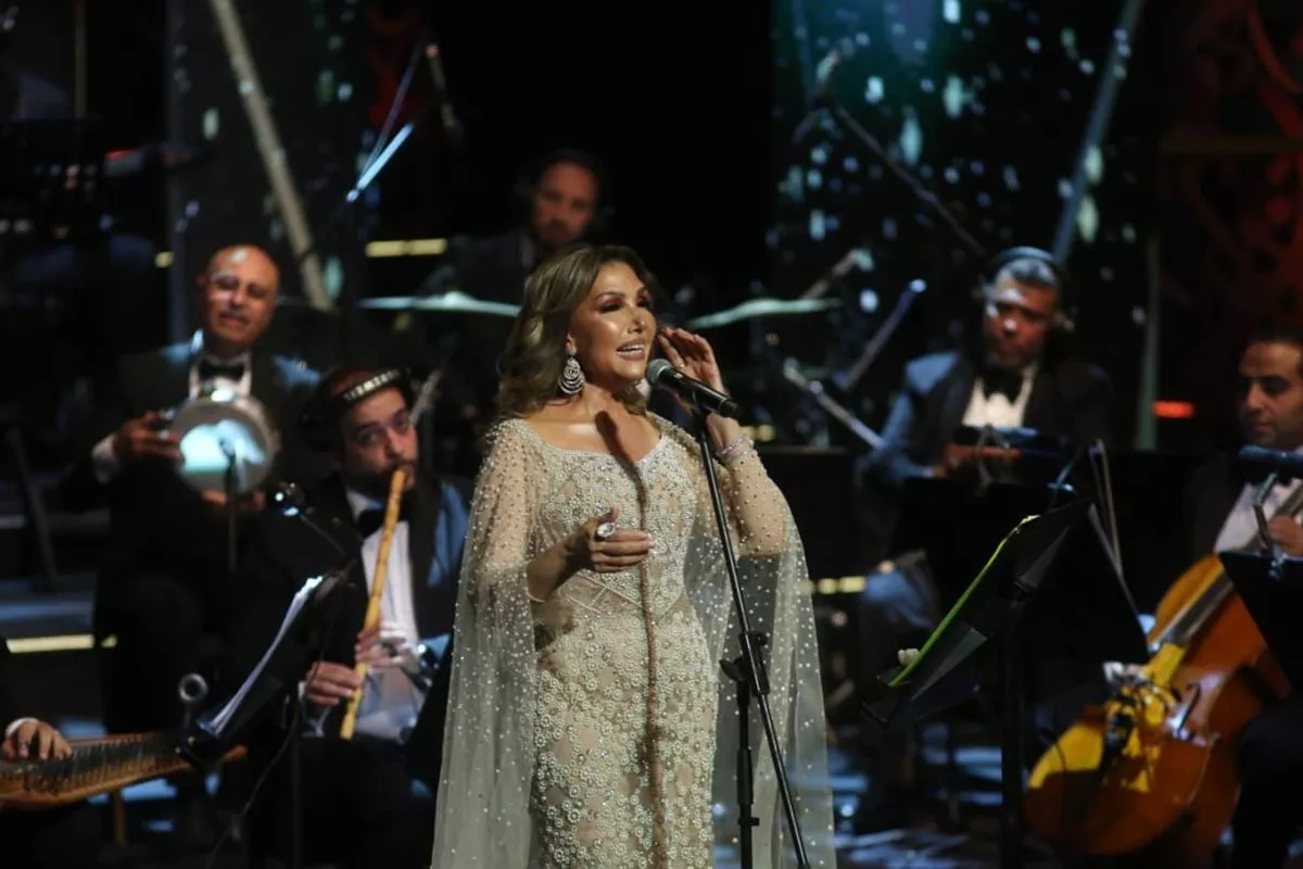 حفل نادية مصطفى في مهرجان الموسيقى العربية