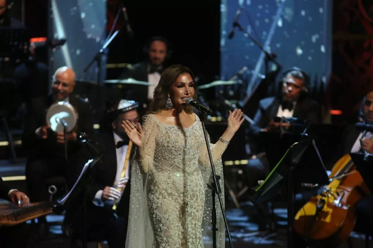 حفل نادية مصطفى في مهرجان الموسيقى العربية