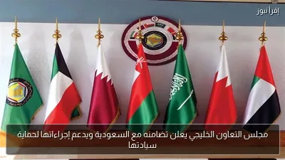 مجلس التعاون الخليجي يعلن تضامنه مع السعودية ويدعم إجراءاتها لحماية سيادتها