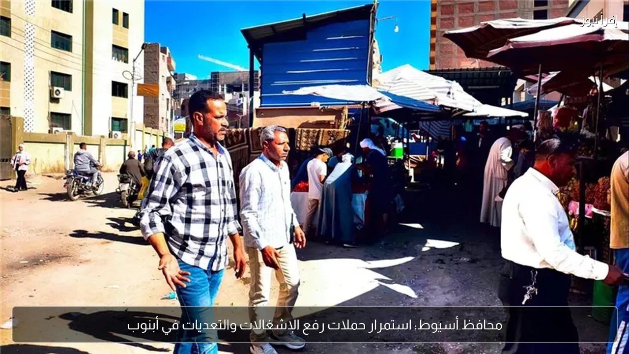 محافظ أسيوط: استمرار حملات رفع الإشغالات والتعديات في أبنوب