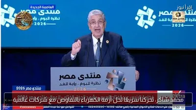 محمد شاكر: تحركنا سريعًا لحل أزمة الكهرباء بالتفاوض مع شركات عالمية