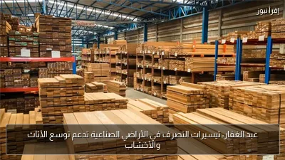 عبد الغفار: تيسيرات التصرف في الأراضي الصناعية تدعم توسع الأثاث والأخشاب