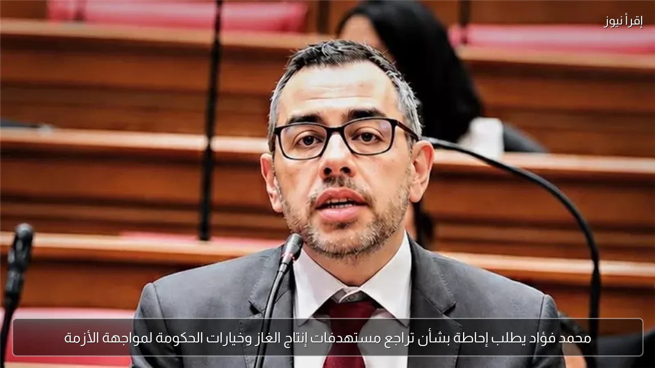 محمد فؤاد يطلب إحاطة بشأن تراجع مستهدفات إنتاج الغاز وخيارات الحكومة لمواجهة الأزمة