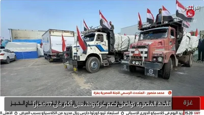 اللجنة المصرية تواصل دعم غزة وتشغيل أكثر من 17 مخبزًا