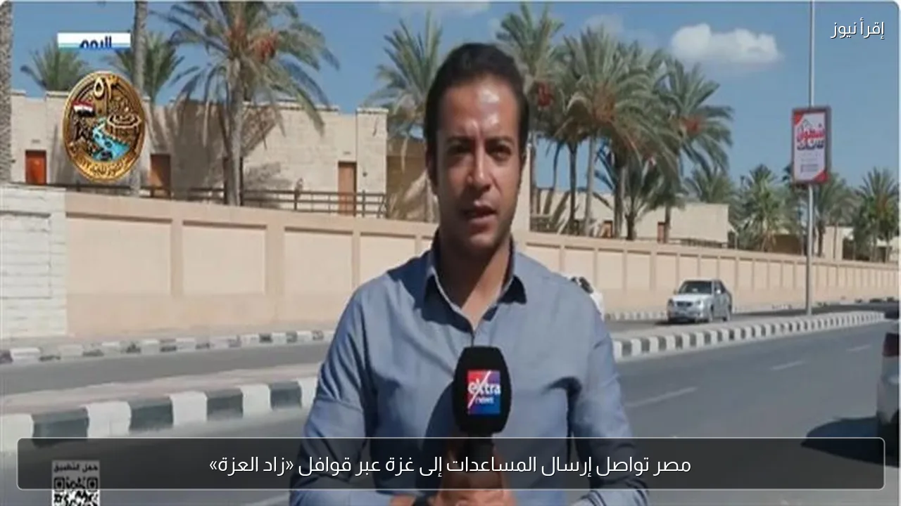 مصر تواصل إرسال المساعدات إلى غزة عبر قوافل «زاد العزة»