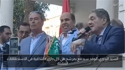 السيد البدوي: الوفد سيدفع بمرشح في كل دائرة انتخابية في الاستحقاقات المقبلة