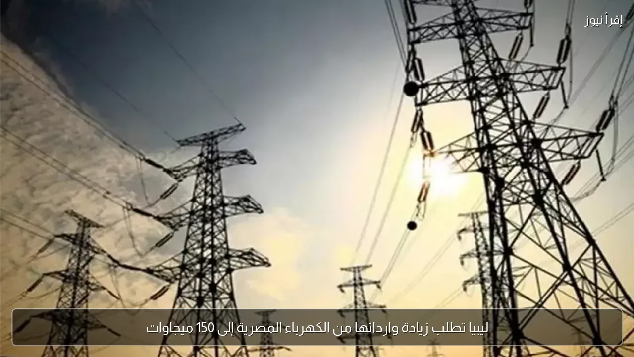 ليبيا تطلب زيادة وارداتها من الكهرباء المصرية إلى 150 ميجاوات