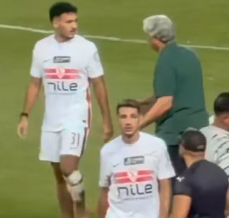 أحمد شريف تعرض لكدمة في الساق اليسرى أمام بترول أسيوط