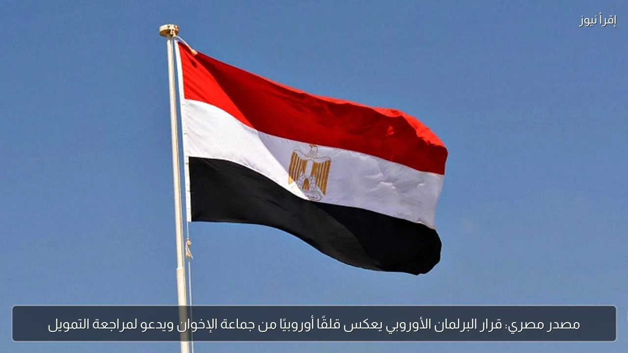 مصدر مصري: قرار البرلمان الأوروبي يعكس قلقًا أوروبيًا من جماعة الإخوان ويدعو لمراجعة التمويل