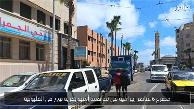 مصرع 6 عناصر إجرامية في مداهمة أمنية بقرية نوى في القليوبية