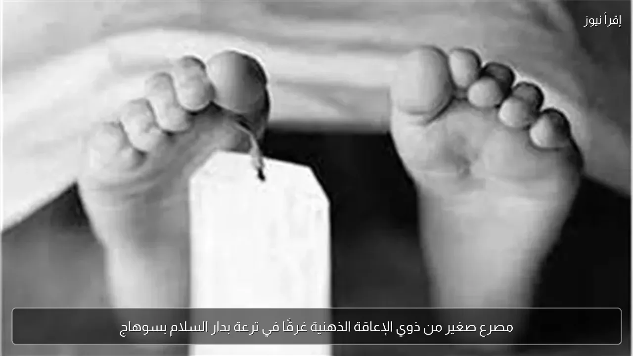 مصرع صغير من ذوي الإعاقة الذهنية غرقًا في ترعة بدار السلام بسوهاج