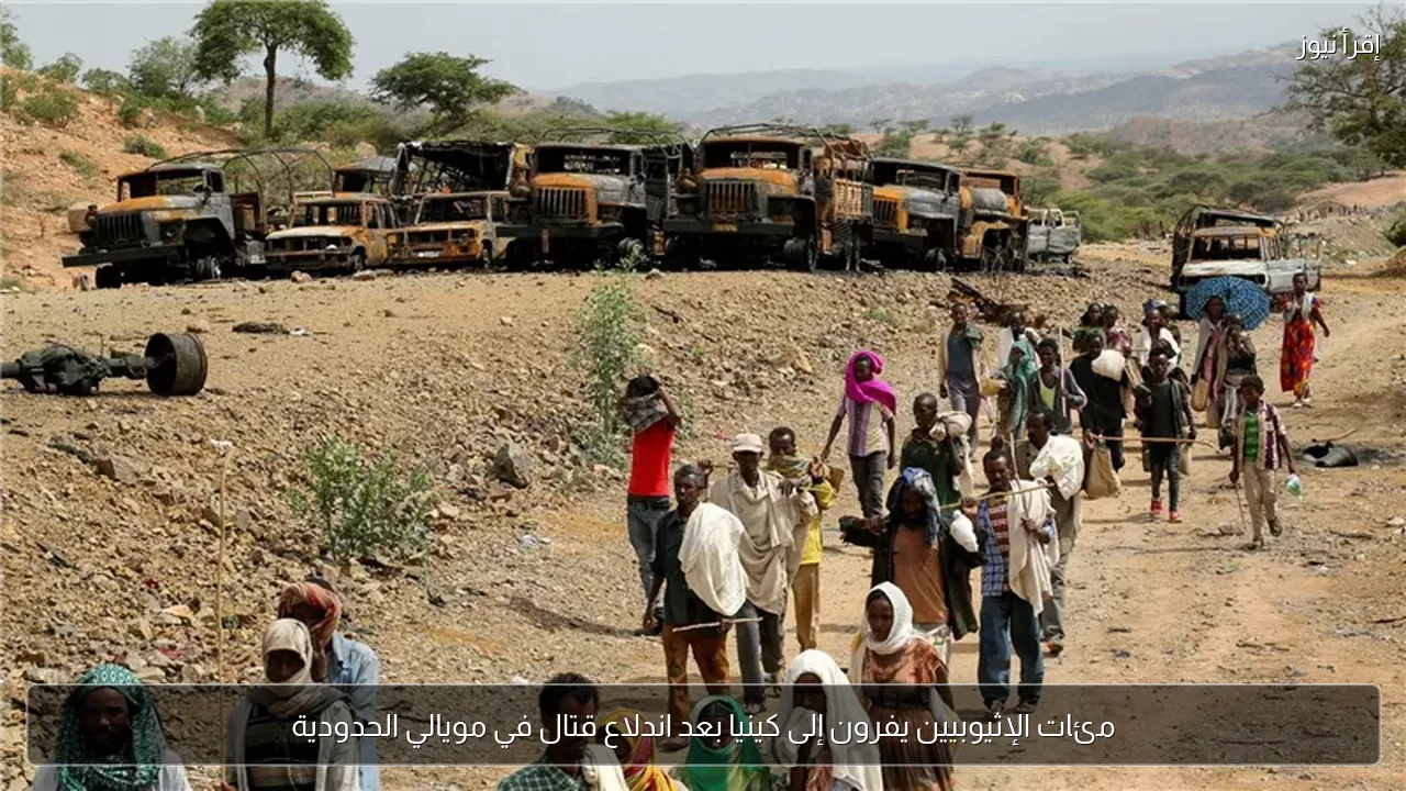 مئات الإثيوبيين يفرون إلى كينيا بعد اندلاع قتال في مويالي الحدودية