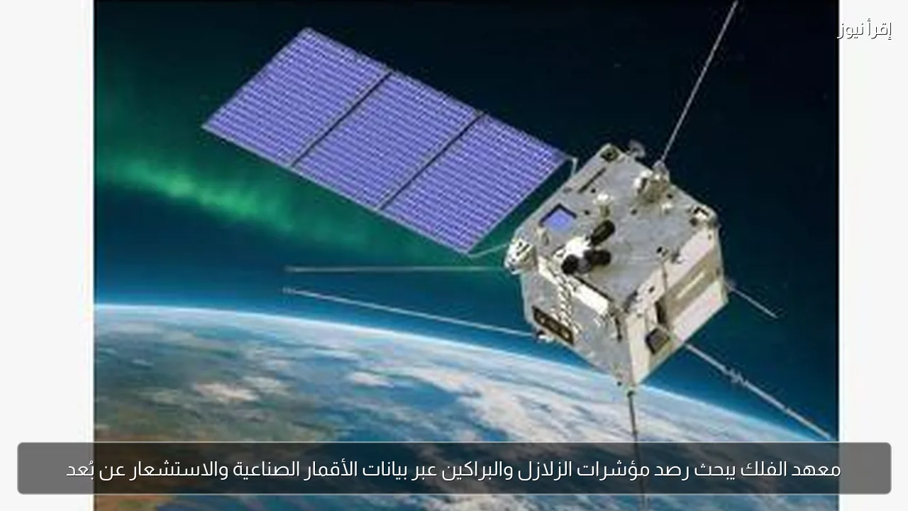 معهد الفلك يبحث رصد مؤشرات الزلازل والبراكين عبر بيانات الأقمار الصناعية والاستشعار عن بُعد