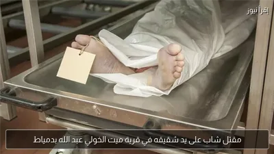 مقتل شاب على يد شقيقه في قرية ميت الخولي عبد الله بدمياط