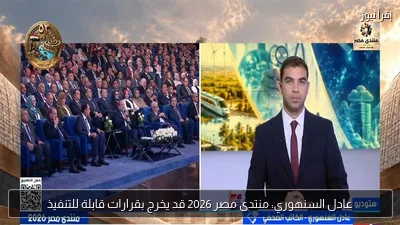 عادل السنهوري: منتدى مصر 2026 قد يخرج بقرارات قابلة للتنفيذ