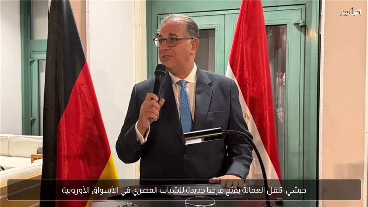 حبشي: تنقل العمالة يفتح فرصًا جديدة للشباب المصري في الأسواق الأوروبية