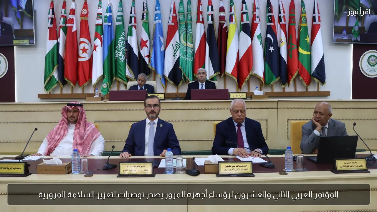 المؤتمر العربي الثاني والعشرون لرؤساء أجهزة المرور يصدر توصيات لتعزيز السلامة المرورية