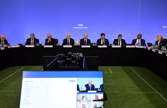 هاني أبو ريدة رئيس مجلس إدارة الاتحاد المصري لكرة القدم يشارك في اجتماعات مجلس فيفا بزيوريخ