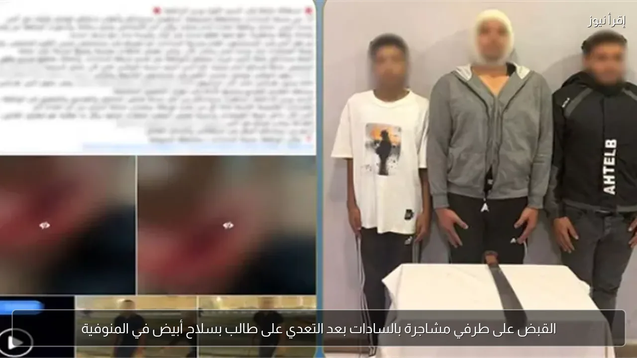 القبض على طرفي مشاجرة بالسادات بعد التعدي على طالب بسلاح أبيض في المنوفية