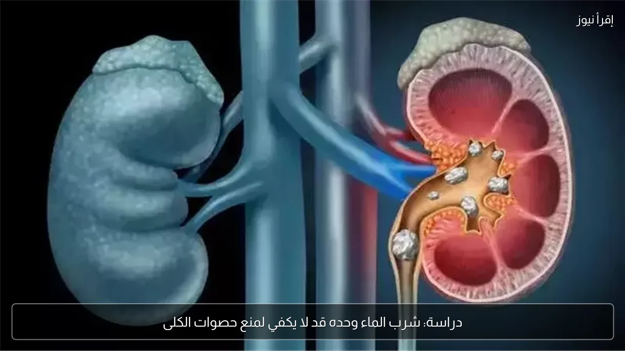 دراسة: شرب الماء وحده قد لا يكفي لمنع حصوات الكلى