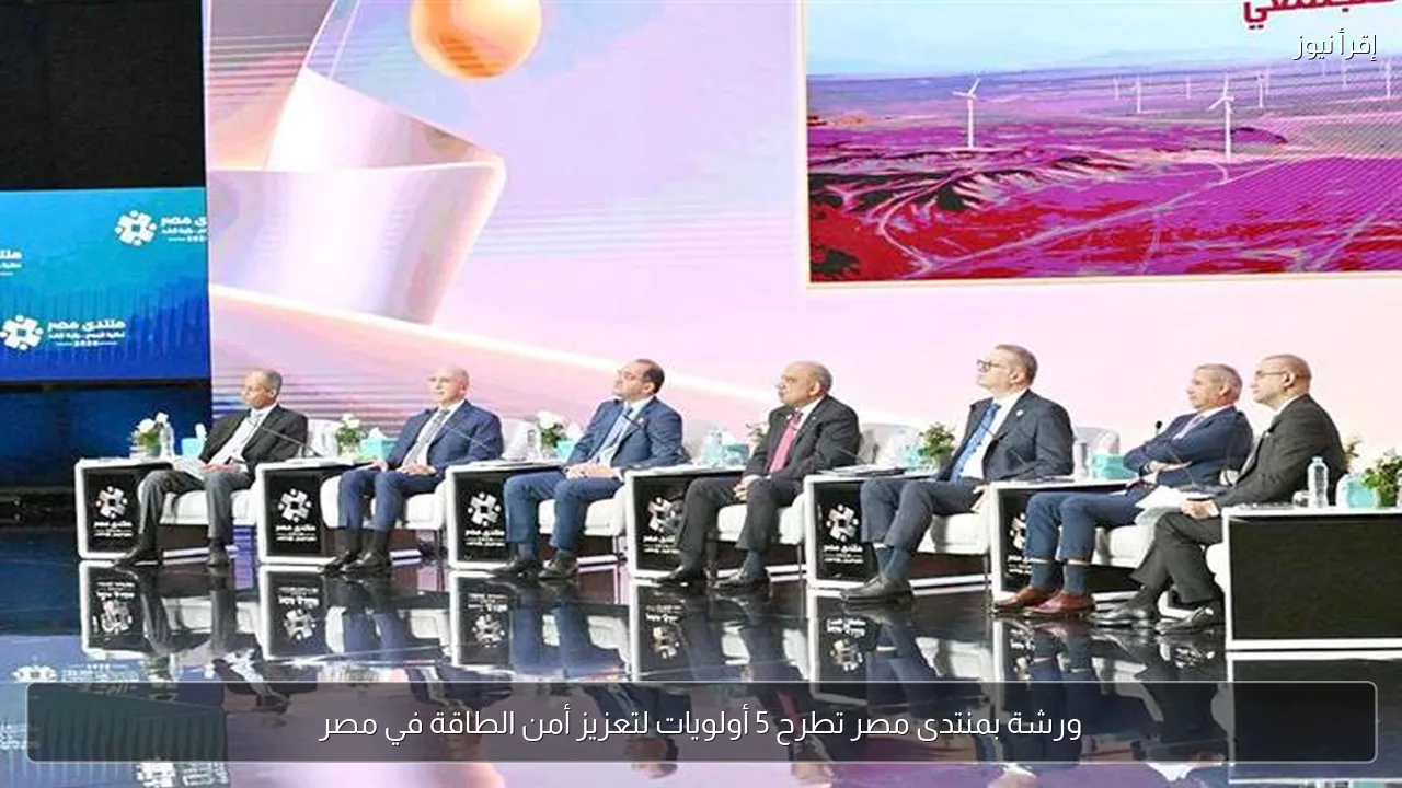 ورشة بمنتدى مصر تطرح 5 أولويات لتعزيز أمن الطاقة في مصر