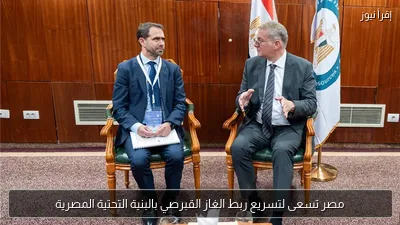 مصر تسعى لتسريع ربط الغاز القبرصي بالبنية التحتية المصرية