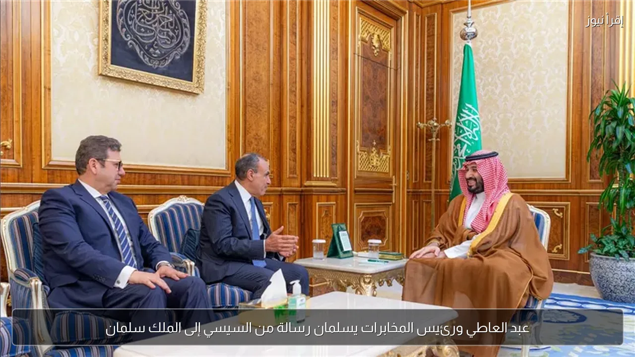 عبد العاطي ورئيس المخابرات يسلمان رسالة من السيسي إلى الملك سلمان