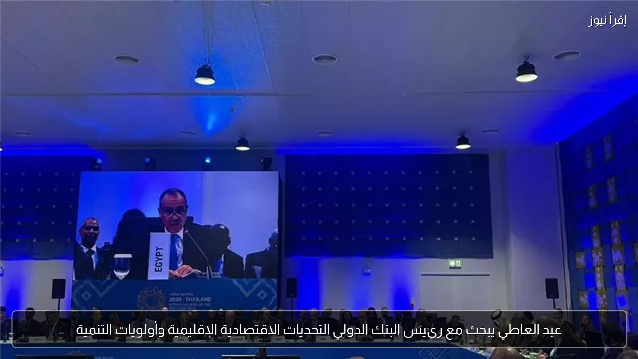 عبد العاطي يبحث مع رئيس البنك الدولي التحديات الاقتصادية الإقليمية وأولويات التنمية