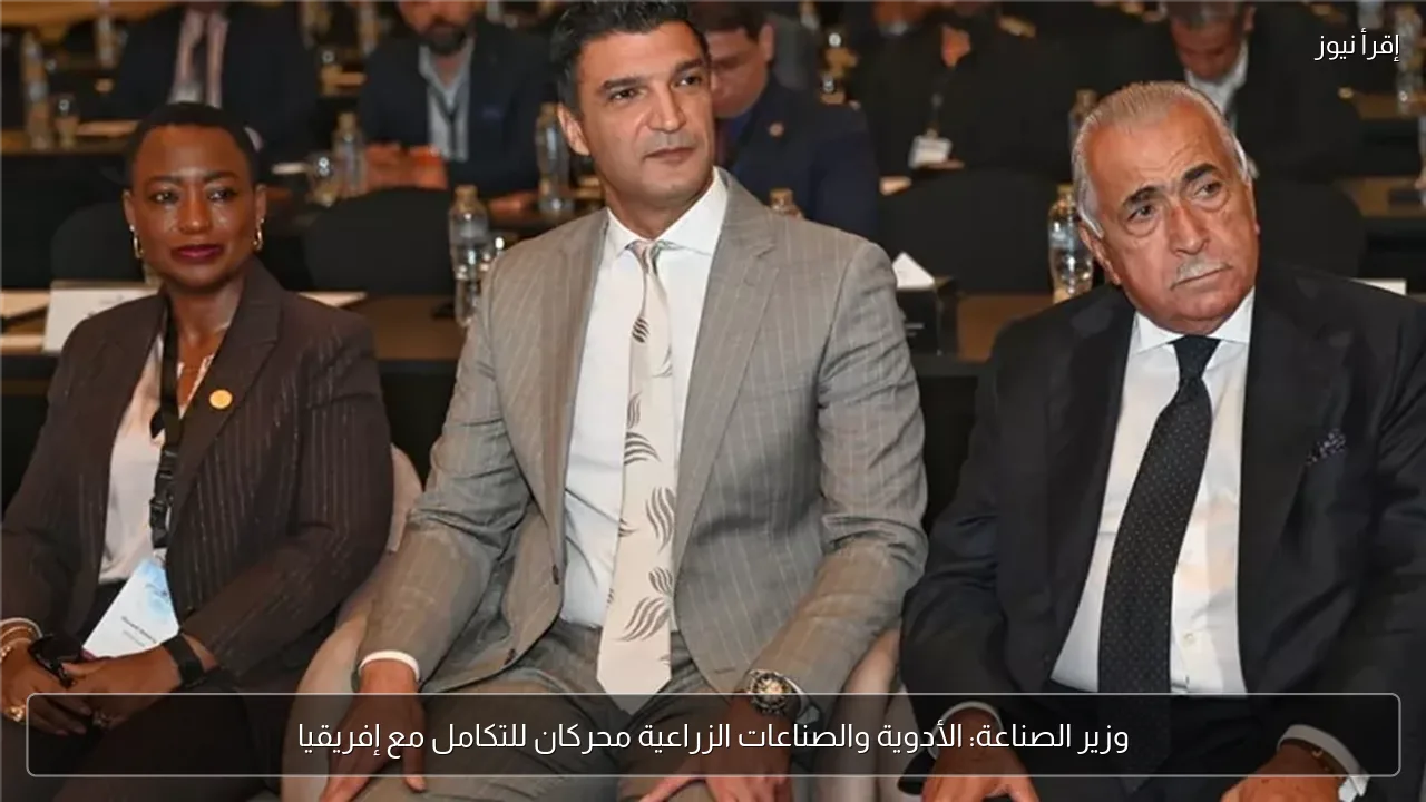 وزير الصناعة: الأدوية والصناعات الزراعية محركان للتكامل مع إفريقيا