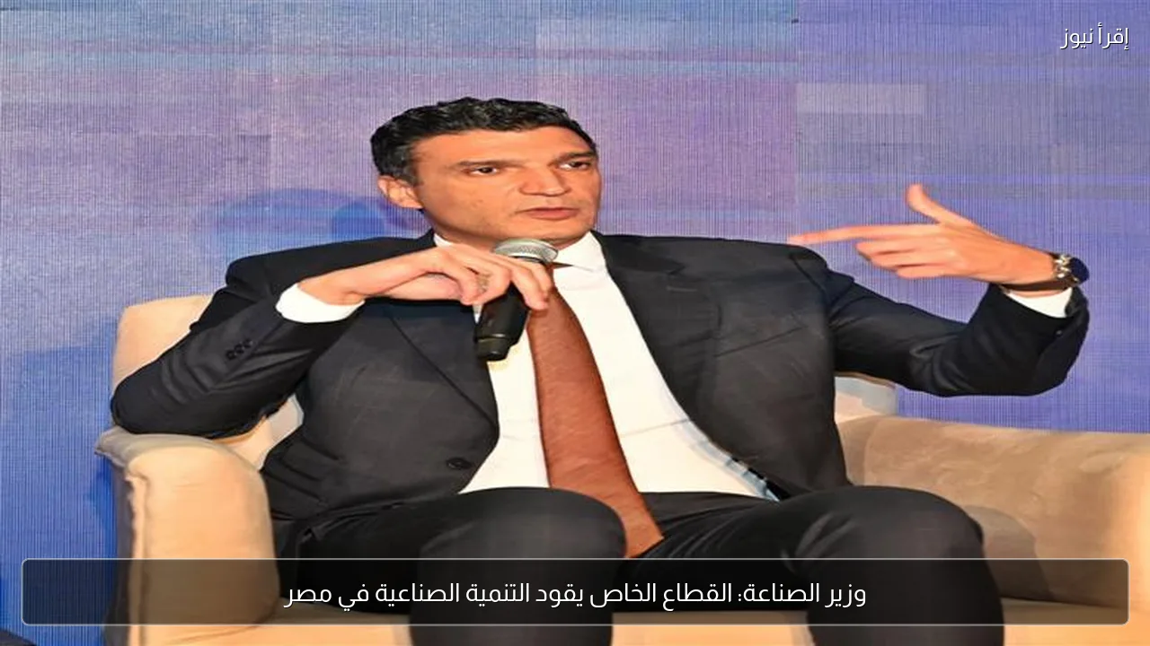 وزير الصناعة: القطاع الخاص يقود التنمية الصناعية في مصر