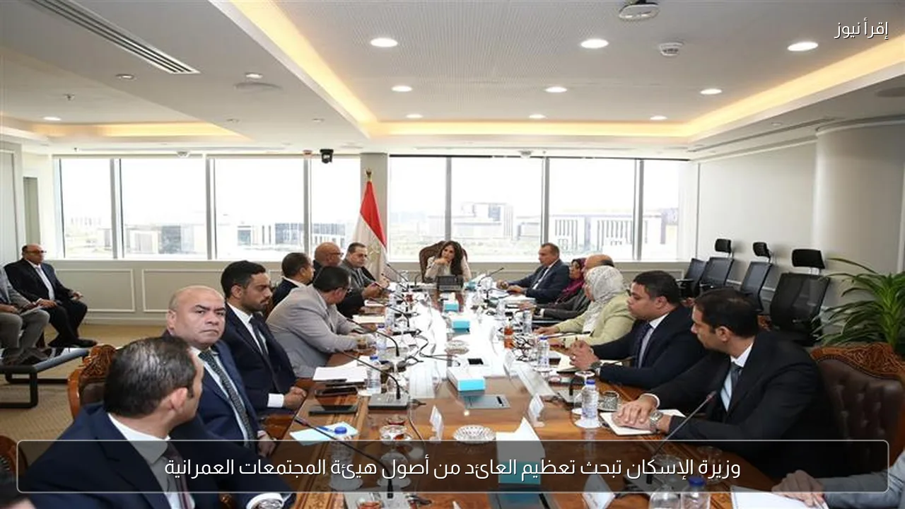 وزيرة الإسكان تبحث تعظيم العائد من أصول هيئة المجتمعات العمرانية
