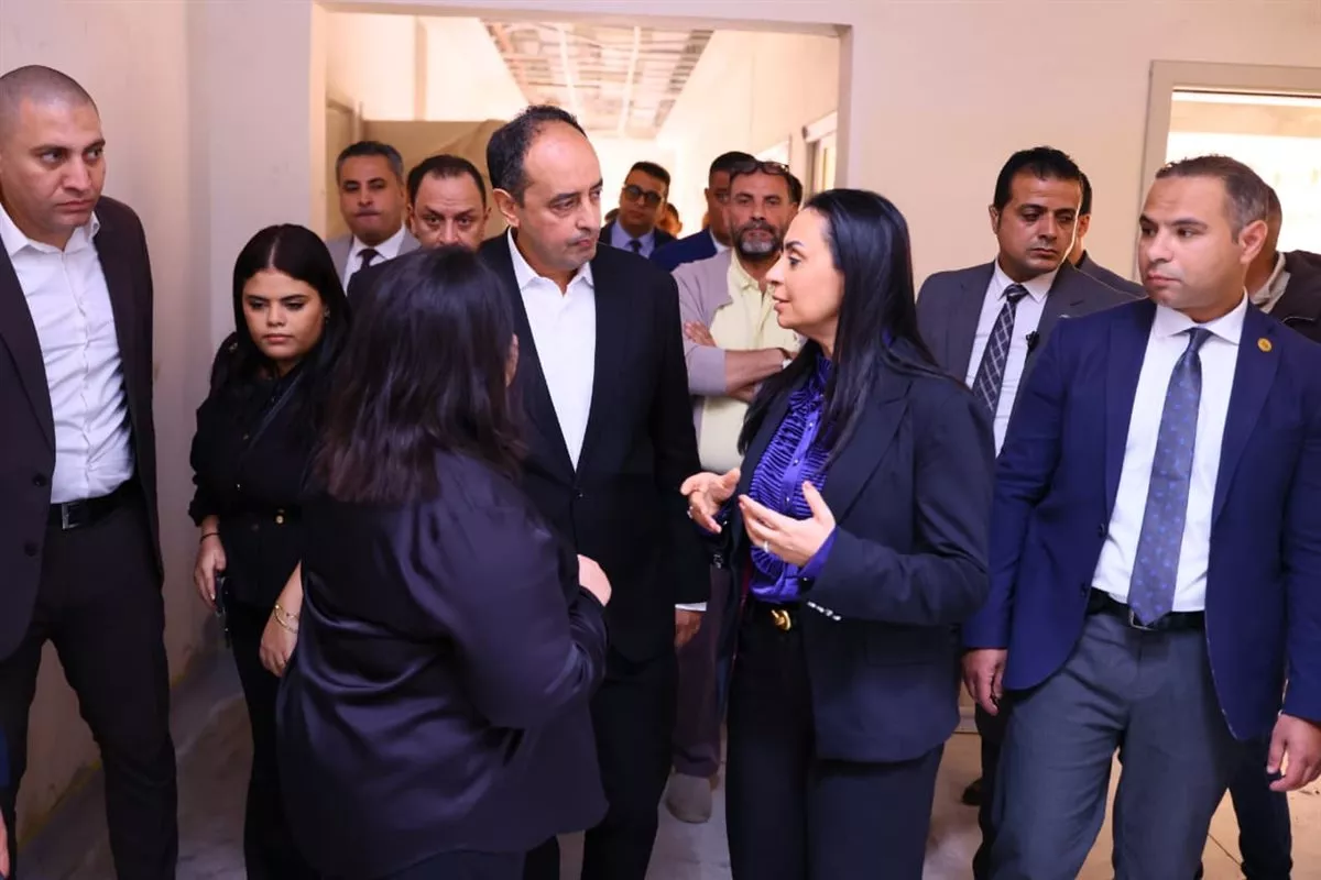 وزيرة التضامن خلال التفقد