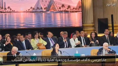 مايا مرسي: 6 آلاف مؤسسة وجمعية أهلية جديدة أغلبها من الشباب