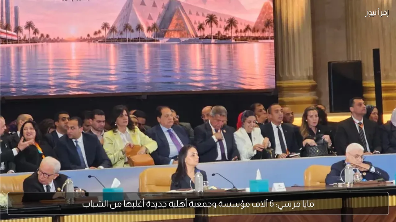 مايا مرسي: 6 آلاف مؤسسة وجمعية أهلية جديدة أغلبها من الشباب