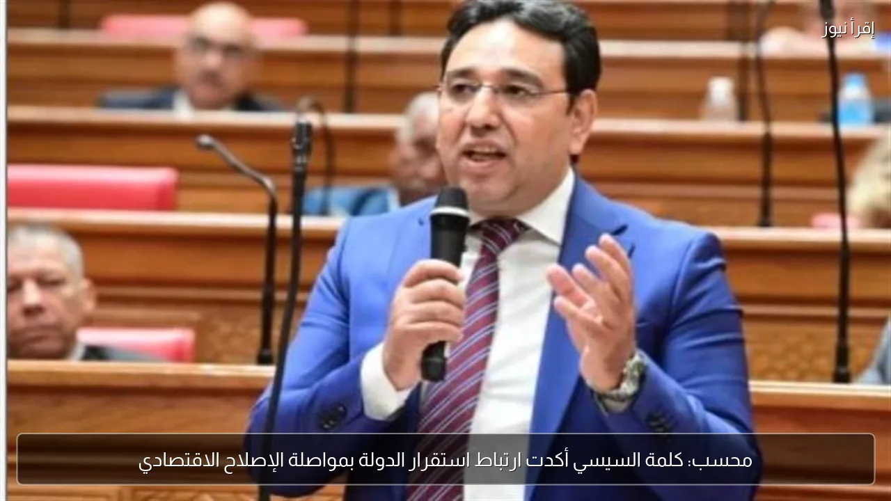 محسب: كلمة السيسي أكدت ارتباط استقرار الدولة بمواصلة الإصلاح الاقتصادي