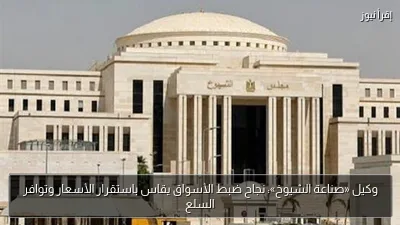 وكيل «صناعة الشيوخ»: نجاح ضبط الأسواق يقاس باستقرار الأسعار وتوافر السلع