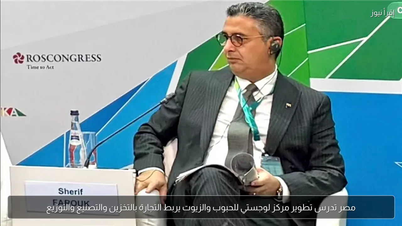 مصر تدرس تطوير مركز لوجستي للحبوب والزيوت يربط التجارة بالتخزين والتصنيع والتوزيع