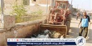 حملات مكثفة للنظافة العامة ورفع الإشغالات وتحسين المظهر الحضاري بمركزي سنورس وإطسا
