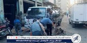 استجابة لما نشر بـ "الفجر"..تركيب غطاء جديد لغرفة صرف صحي بطنطا