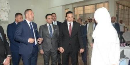 محامى عام حلوان ورئيس النيابة يفتشان مركز الإصلاح بـ15 مايو