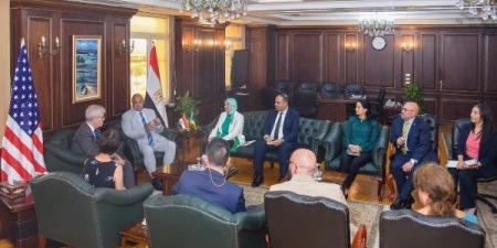 محافظ الإسكندرية يبحث مع القائم بأعمال سفارة أمريكا تعزيز التعاون